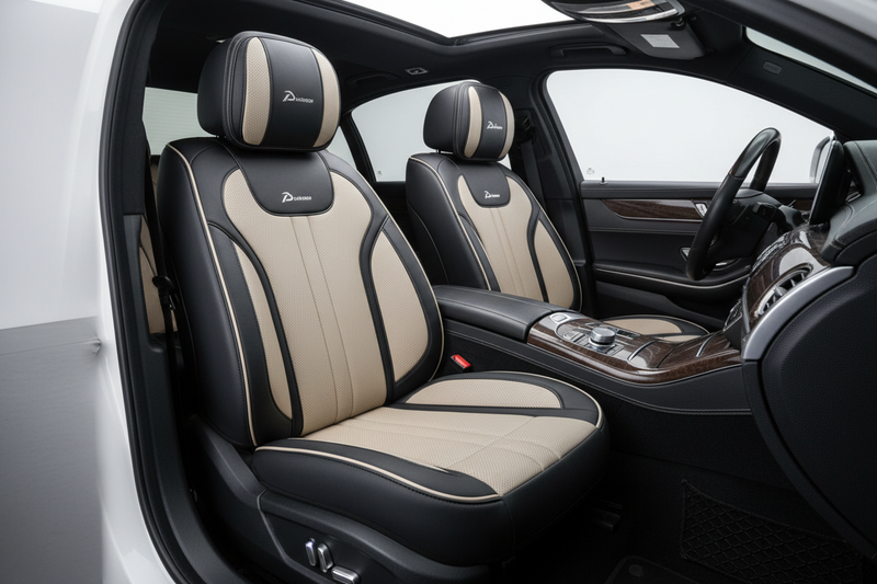 Universal Premium Leather Seat Cover Set – Ready Made